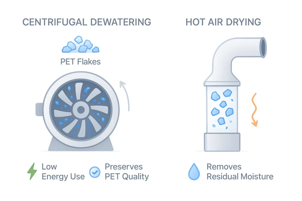Advanced Dehydration Technology in PET Bottle Washing Lines