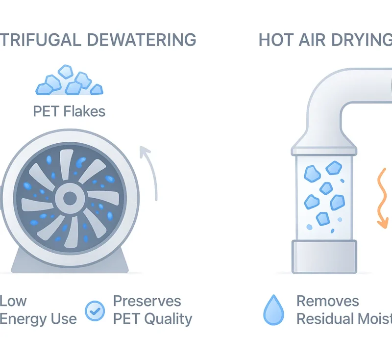Advanced Dehydration Technology in PET Bottle Washing Lines