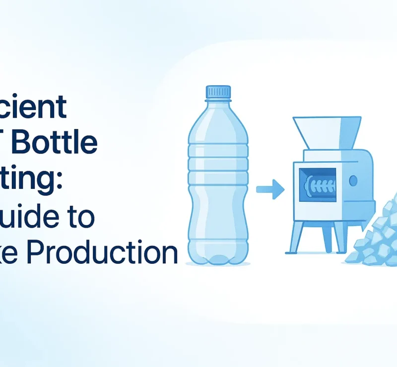 Efficient PET Bottle Cutting: A Guide to Flake Production