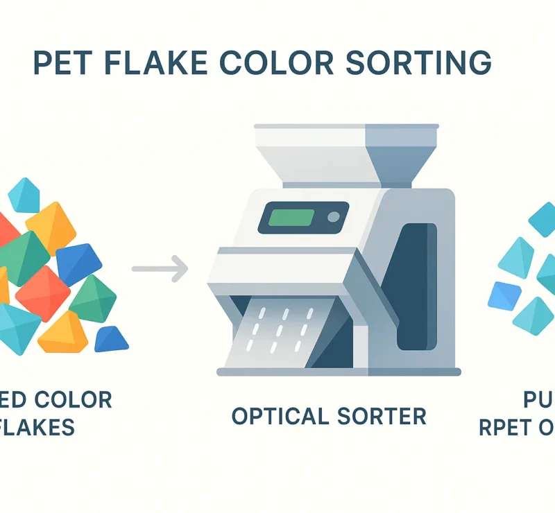 The Clear Advantage: Why Color Sorting is Vital for PET Flake Quality