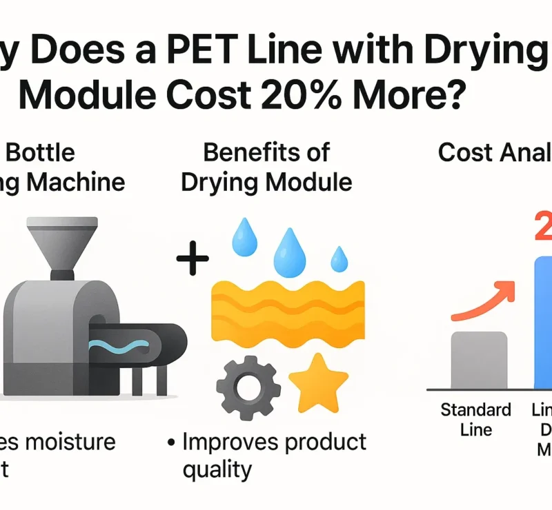 Why Does a PET Line with Drying Module Cost 20% More?