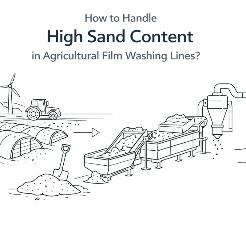 How to Handle High Sand Content in Agricultural Film Washing Lines?