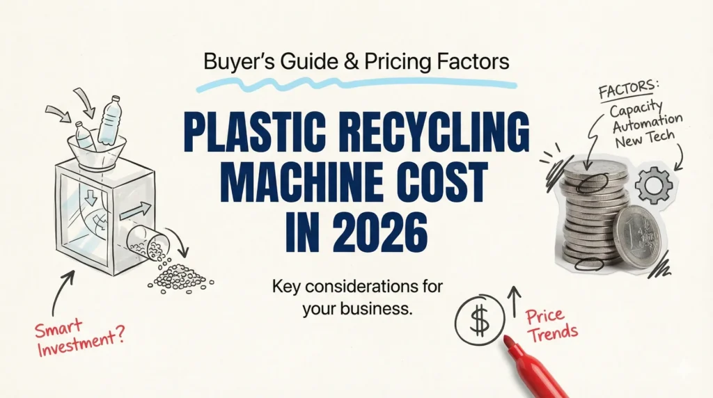Coût de la machine de recyclage en plastique en 2026 : Guide de l'acheteur et facteurs de tarification