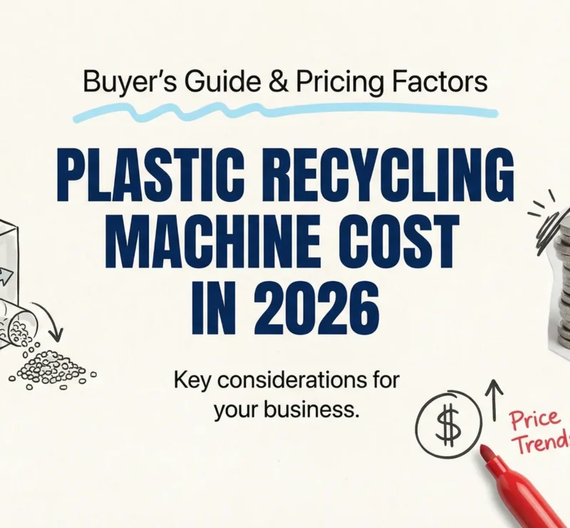 Plastic Recycling Machine Cost in 2026: Buyer’s Guide & Pricing Factors