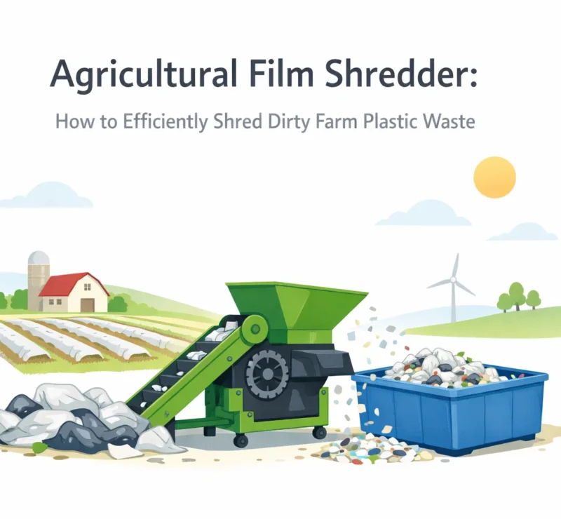 Agricultural Film Shredder: How to Efficiently Shred Dirty Farm Plastic Waste